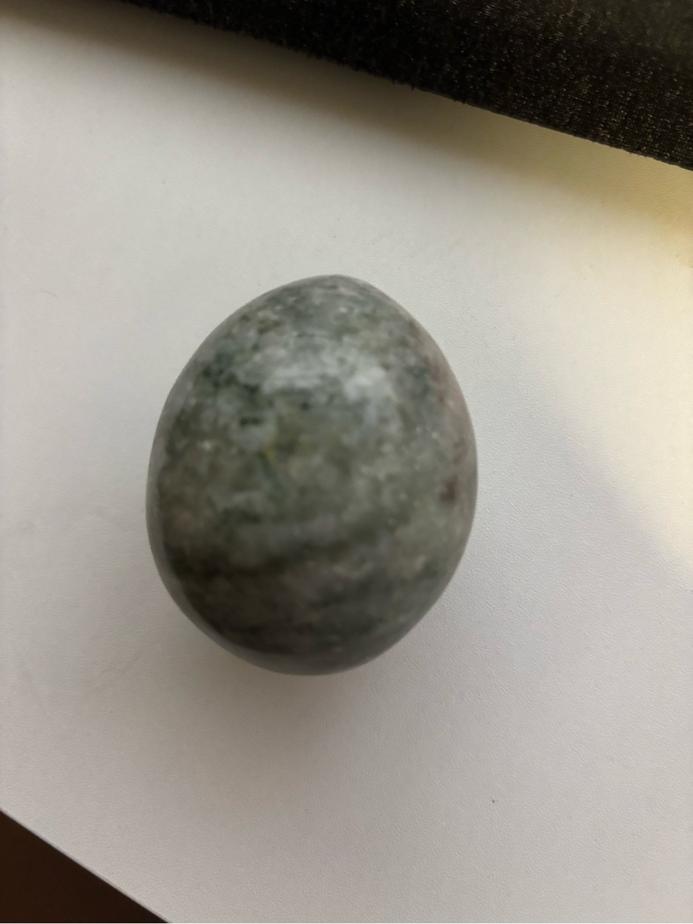 Polished Green Stone Decorative Egg - Home Accents Decor